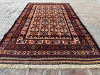 118 × 191 cm Afghan Wool Rug - Handmade Tribal Oriental Carpet