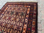 118 × 191 cm Afghan Wool Rug - Handmade Tribal Oriental Carpet