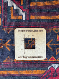 3.8x6.6 Turkmen Beige Tribal Carpet – Handmade Afghan Geometric Design – Oriental Area Carpet for Boho Living Room Decor - Boho Gift Carpet