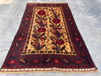 4x6.6 Nomadic Rug - Handmade Afghan Wool Carpet
