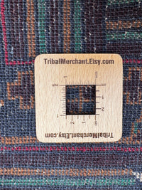 3.8x6.7 Afghan Tribal Woollen Carpet - Handmade Nomadic Rug - Baluchi Vintage Rug for Living room - Bedroom Rug - Dinning Room Rug