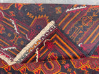 3.8x6.6 Beige Turkmen Tribal Carpet - Handmade Afghan Wool Rug