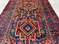 3.12x7.3 Tribal Area Rug – Handmade Geometric Boho Carpet for Living Room &amp; Bedroom – Oriental Floor Decor, Artisan Woven Home Accent