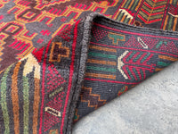 3.11x6.7 Handmade Tribal Area Rug – Geometric Boho Carpet for Living Room &amp; Bedroom – Oriental Floor Decor, Artisan Woven Home Accent