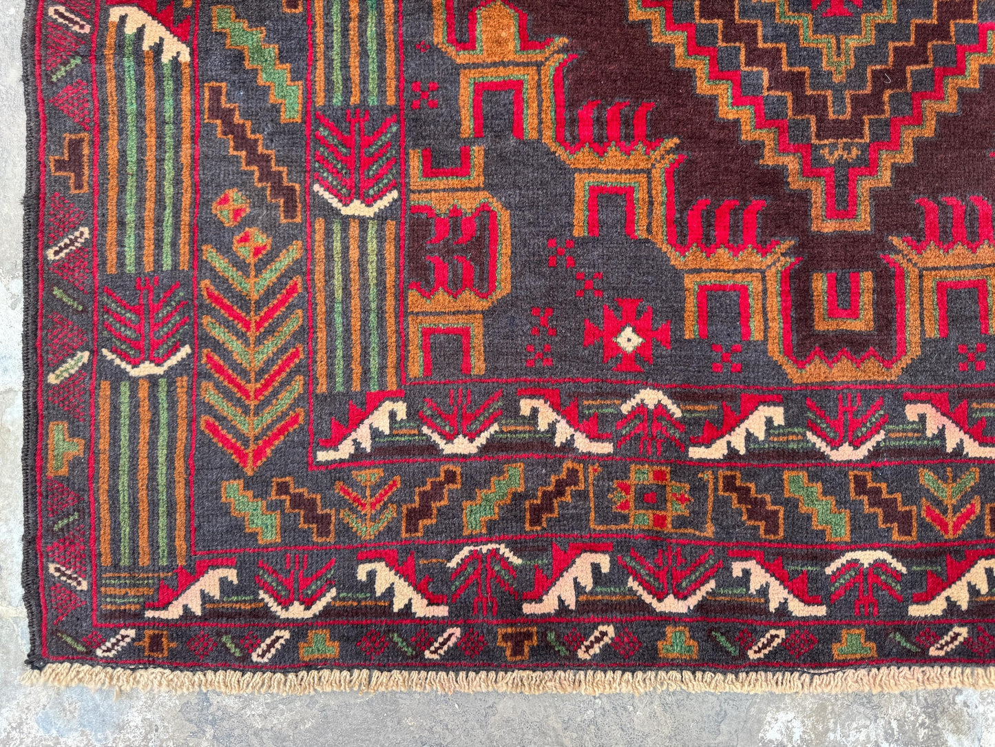 3.11x6.7 Handmade Tribal Area Rug – Geometric Boho Carpet for Living Room &amp; Bedroom – Oriental Floor Decor, Artisan Woven Home Accent