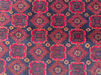 3.6x6.6 Ziegler Geometric Rug - Hand-Knotted Afghan Wool Area Carpet