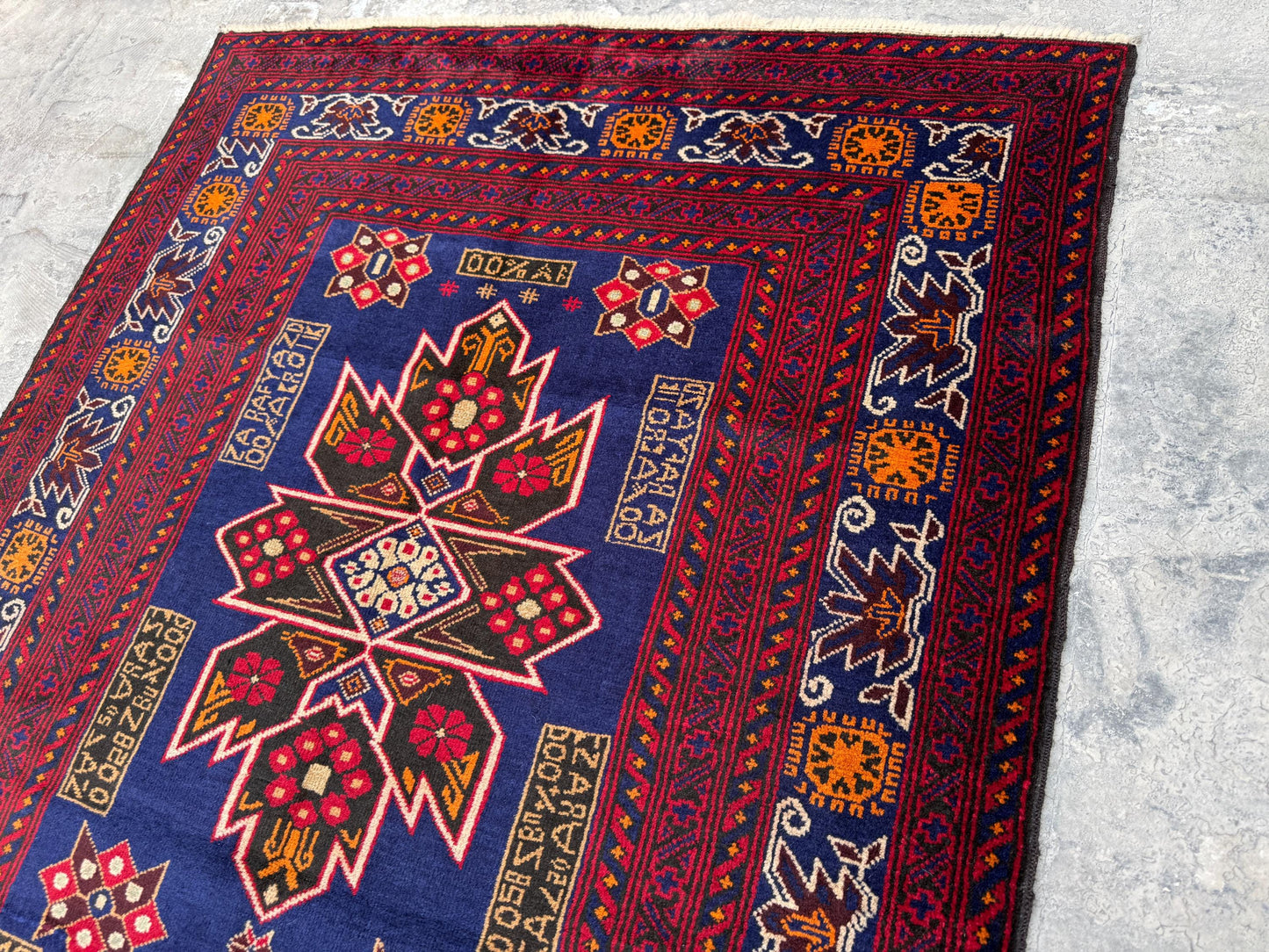 3.12x6.8 Afghan Runner rug Antique Hand knotted Wool Runner, Oriental Hallway Runner Rug, Turkmen Stair runner Rug, Entryway runner Area Rug