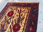 4x6.6 Nomadic Rug - Handmade Afghan Wool Carpet