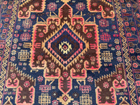 3.12x7.3 Tribal Area Rug – Handmade Geometric Boho Carpet for Living Room &amp; Bedroom – Oriental Floor Decor, Artisan Woven Home Accent