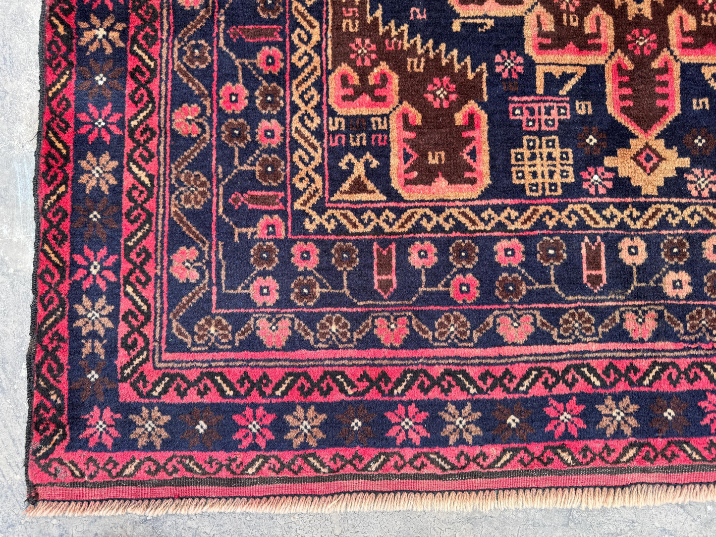 3.12x7.3 Tribal Area Rug – Handmade Geometric Boho Carpet for Living Room &amp; Bedroom – Oriental Floor Decor, Artisan Woven Home Accent