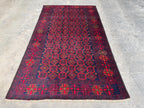 3.6x6.6 Ziegler Geometric Rug - Hand-Knotted Afghan Wool Area Carpet